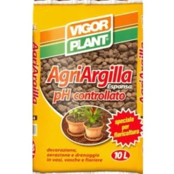 ARGILLA ESPANSA 10 LT. VIGORPLANT AGRIARGILLA PER FLORICOLTURA