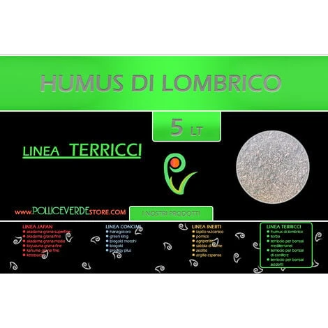 Humus Di Lombrico - Agrilombrico In Secchiello Da 5 Lt. 4 Humus Di Lombrico - Agrilombrico In Secchiello Da 5 Lt. - immagine 4