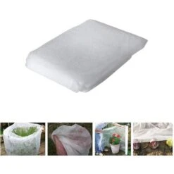 Tessuto Non Tessuto TNT Telo Antigelo Per Piante Geotessuto Termoclima 1,6x5 M