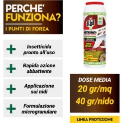 Albakill Insetticida Antiformiche Ambienti Esterni X 500 G Barattolo -Protezioni per piante in Italia 19604269 3