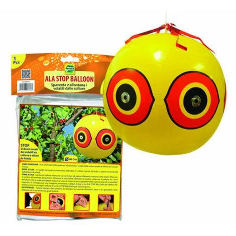 Ala Stop BALLON Pallone 40 Cm Spaventapasseri Dissuasore Scaccia Uccelli 1 Ala Stop BALLON Pallone 40 Cm Spaventapasseri Dissuasore Scaccia Uccelli