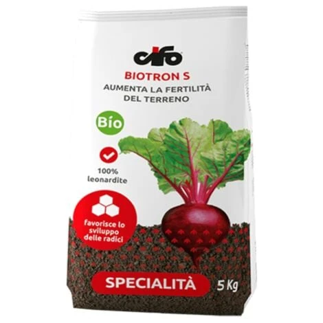 Cifo BIOTRON S Leonardite Ungherese Humus Acidi Umici Fiori Orto Giardino 5 KG 1 Cifo BIOTRON S Leonardite Ungherese Humus Acidi Umici Fiori Orto Giardino 5 KG