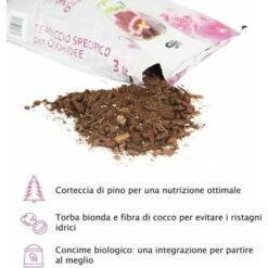 Cifo TORFY ORCHIDEE Terra Terriccio Substrato 3 LT -Protezioni per piante in Italia 24354479 5