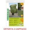 OFFERTA 3 CAPPUCCI DI PROTEZIONE TNT 1,8X2MT VERDE VERDEMAX PIANTE FIORI