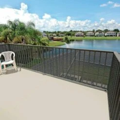 RETE PVC RECINZIONE BALCONE PROTEZIONE BAMBINI GATTI CANI PLASTICA AL MT 17008V 20X20 VERDE (17010) -Protezioni per piante in Italia 29555141 3