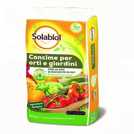 Solabiol Orto E Giardino X 25 Kg 4 Mesi 2 Solabiol Orto E Giardino X 25 Kg 4 Mesi - immagine 2