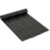 Outsunny Telo Nero Pacciamatura 50x2m Per Orto, Serra, Giardino Drenante E Traspirante Con Quadrettatura