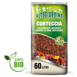 Corteccia Di Pino Nazionale Vagliato Pacciamatura Naturale Sacco Da 60 Litri