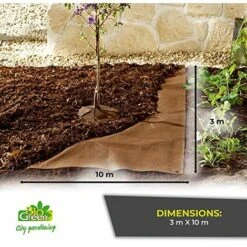 Bio Green Vello Per Bio-pacciamatura Anti-infestante, Marrone -Protezioni per piante in Italia 33407871 3