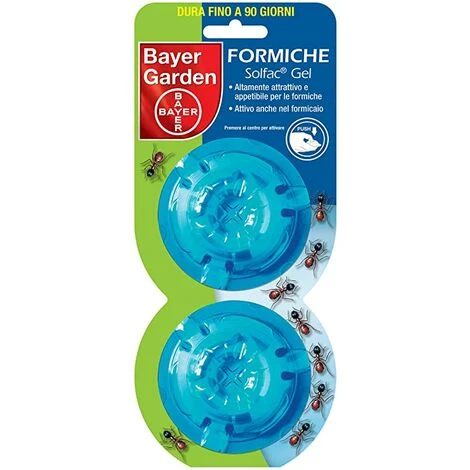 Insetticida Formiche Bayer Solfac Gel Esca Trappola 90 Giorni 1 Insetticida Formiche Bayer Solfac Gel Esca Trappola 90 Giorni