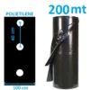 TELO FILM PACCIAMATURA BOBINA DA 200 M FORATO IN LINEA A 40 Cm LARG. 1 M