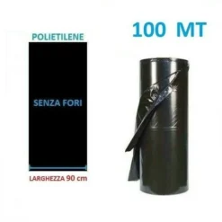 TELO FILM PACCIAMATURA BOBINA DA 100 M CHIUSA NON FORATO LARG. 90 Cm