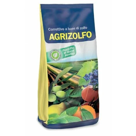Fungicida Biologico Zolfo Bagnabile Agrizolfo 80 % Per La Difesa Della Vite Ed Ortaggi -1 Kg 1 Fungicida Biologico Zolfo Bagnabile Agrizolfo 80 % Per La Difesa Della Vite Ed Ortaggi -1 Kg