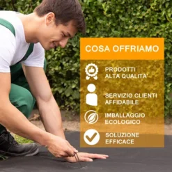 50 Picchetti In Robusto Acciaio Non Galvanizzato Per Fissaggio Telo Pacciamatura Recinzione Giardino Erba Sintetica Ancoraggio Prato Rete Lunghezza 150 Mm, 25 Mm Di Larghezza, Ø 3 Mm -Protezioni per piante in Italia 57205304 4