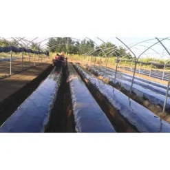 TELO PACCIAMATURA 110CM X 100 METRI NO FORI FILM POLIETILENE ANTI ERBA PER ORTO -Protezioni per piante in Italia 6289953 2