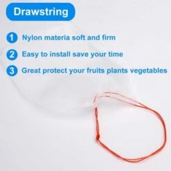 120 Sacchetti Di Protezione Per Frutta Da Giardino - 6x10 In Sacchetti Di Barriera In Nylon Per Frutta, Sacchetti In Rete Di Nylon Con Parte Superiore, Sacchetti A Rete Per Proteggere Frutta, Piante E -Protezioni per piante in Italia 67912957 4