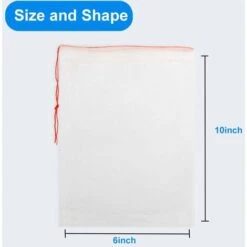 120 Sacchetti Di Protezione Per Frutta Da Giardino - 6x10 In Sacchetti Di Barriera In Nylon Per Frutta, Sacchetti In Rete Di Nylon Con Parte Superiore, Sacchetti A Rete Per Proteggere Frutta, Piante E -Protezioni per piante in Italia 67912957 5