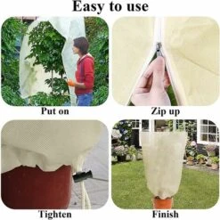 RHAFAYRE Copertura Invernale Per Piante, Copertura Invernale In Tessuto Non Tessuto 80 G/m² Protezione Antigelo Per Piante In Vaso E Rose (240x200 Cm) 9 RHAFAYRE Copertura Invernale Per Piante, Copertura Invernale In Tessuto Non Tessuto 80 G/m² Protezione Antigelo Per Piante In Vaso E Rose (240x200 Cm) -Protezioni per piante in Italia 68009017 5