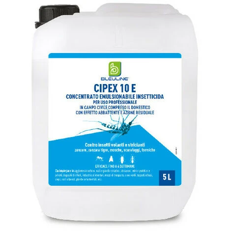CIPEX 10E Lt.5 INSETTICIDA CIPERMETRINA ABBATTENTE INSETTI VOLANTI STRISCIANTI 1 CIPEX 10E Lt.5 INSETTICIDA CIPERMETRINA ABBATTENTE INSETTI VOLANTI STRISCIANTI