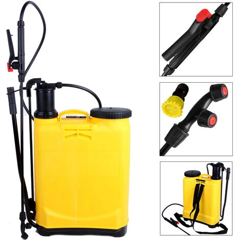 DYHF Nebulizzatore A Spalla 16Lt Spruzzatore Zaino Irroratrice A Pompa - Giallo 1 DYHF Nebulizzatore A Spalla 16Lt Spruzzatore Zaino Irroratrice A Pompa - Giallo