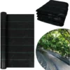 2x5m Rotolo Per Erbacce, Pellicola Per Erbacce Permeabile All'acqua Protezione UV Velo Da Giardino Resistente Agli Strappi, 100g/m HENGMEI