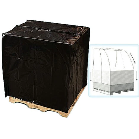 COPRIPALLET NERI LD 120+52+52X220 100MY 1 COPRIPALLET NERI LD 120+52+52X220 100MY