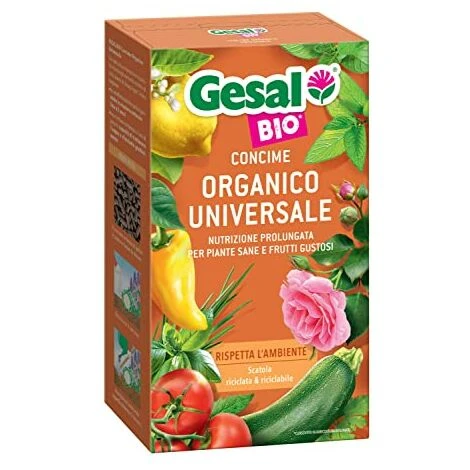 CONCIME BIO ORGANICO UNIVER.GESAL GR.750 1 CONCIME BIO ORGANICO UNIVER.GESAL GR.750