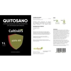 CULTIVERS Quitosano 250 Ml. Activador De Mecanismos De Defensas De Las Plantas. Sustancia Básica Ecológico -Protezioni per piante in Italia 93581838 3