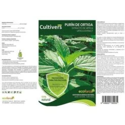 CULTIVERS Estratto D'Ortica Biologico, 5 L. Azione Insetticida, Fungicida, Acaricida. Corregge La Clorosi Ferrosa. Sostanza Di Base Naturale Per Il Controllo Dei Parassiti E Dei Funghi. Potenza Di Inv -Protezioni per piante in Italia 93581875 3