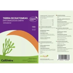 CULTIVERS Terra Diatomacea Micronizzata 5 Kg 100% Naturale Ed Ecologica, Non Calcinata Ad Alta Purezza -Protezioni per piante in Italia 93581932 4