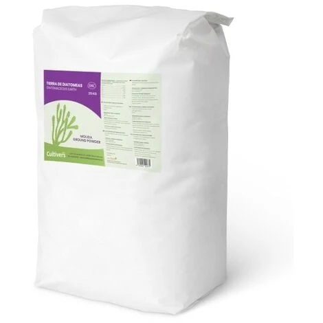 CULTIVERS Terra Diatomacea Macinata 25 Kg. 100% Naturale Ed Ecologico. Non Calcinato Con Elevata Purezza, Senza Trattamenti O Residui. Macinazione E551C Per Uso Alimentare 1 CULTIVERS Terra Diatomacea Macinata 25 Kg. 100% Naturale Ed Ecologico. Non Calcinato Con Elevata Purezza, Senza Trattamenti O Residui. Macinazione E551C Per Uso Alimentare