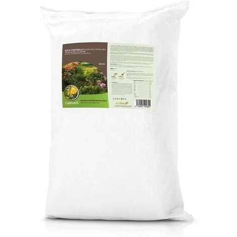 CULTIVERS Phosphoric Rock 20 Kg. Approvvigionamento Naturale Di Fosforo, Calcio E Ferro. 100% Ecologico. Preparazione Del Terreno Prima E Durante Il Raccolto 1 CULTIVERS Phosphoric Rock 20 Kg. Approvvigionamento Naturale Di Fosforo, Calcio E Ferro. 100% Ecologico. Preparazione Del Terreno Prima E Durante Il Raccolto
