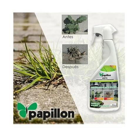 Papillon Erbicida Ecologico Di Acido Acetico (aceto) 1 Litro 2 Papillon Erbicida Ecologico Di Acido Acetico (aceto) 1 Litro - immagine 2