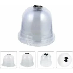 1 Set Cloche Da Giardino Cupola Per Piante Copertura Per Cloche Copertura Per Protezioni Per Piante In Plastica Copertura Per Cupola Per Serra Per Accessori Per Attrezzi Da Giardinaggio -Protezioni per piante in Italia 95703708 3