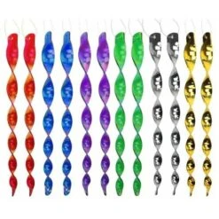 Repellente Per Uccelli, 12 Pezzi Scaccia Uccelli Spaventapasseri Spirale Del Vento Spirale Riflettente Repellente Rotante Per Spaventare Uccelli, 6 Colori (30cm) Versailles