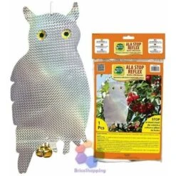 Gufo Riflettente Spaventa Passeri Uccelli Ala Stop Reflex Cm20x40